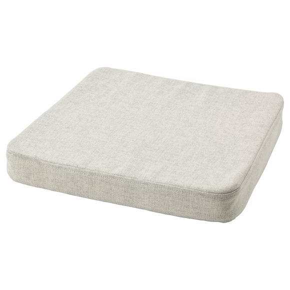 IKEA ÅKERVINDEFLY AKERVINDEFLY Chair pad, beige, 15/14x15x2 " (305.602.07) NEW - Picture 1 of 3